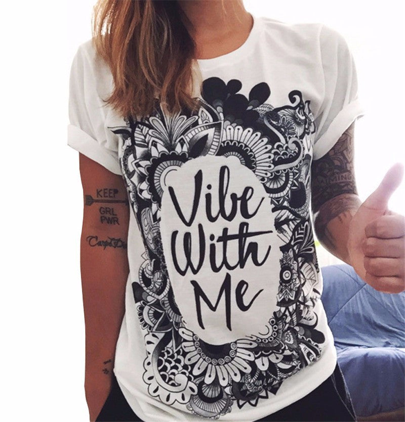 VIBE WITH ME TEE SHIRT