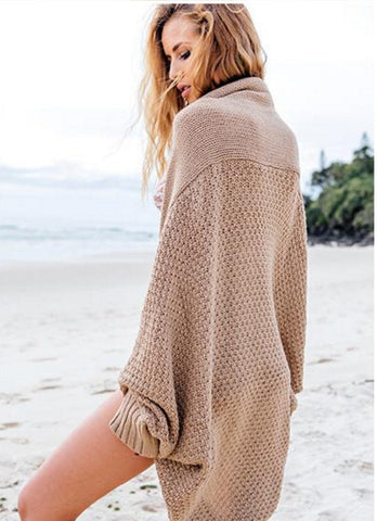 OVERSIZED KNITTED CARDIGAN