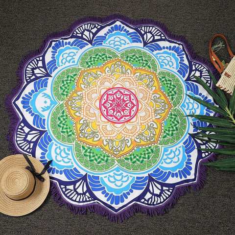 MANDALA LOTUS TAPESTRY