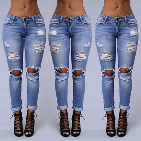 LESLI DISTRESSED JEANS