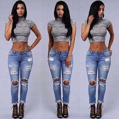 LESLI DISTRESSED JEANS