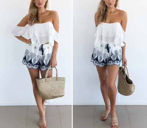 LEXI HIGH WAISTED BOHO SHORTS