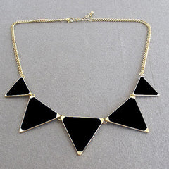 Hot Black Triangle  Choker