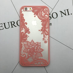 Floral Lace Case For iPhone 7 6 6S Plus