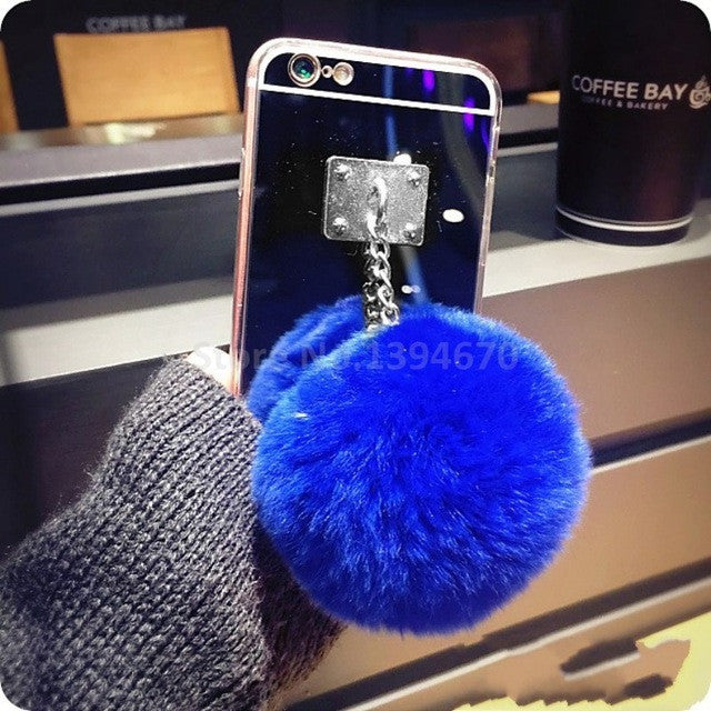 Silver Tassel Mirror  iPhone Case 7 7Plus 6 6S 6plus 4 5 S 5S