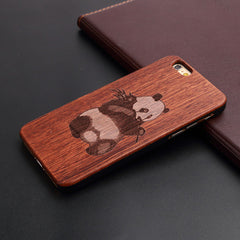 Luxury Bamboo Phone Case For Iphone 5 5S 6 6S 6Plus 6S Plus 7 7Plus