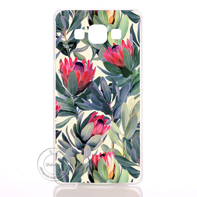 Multiple Floral Cases for Samsung Galaxy S3 S4 S5 Mini S6 S7 Edge Note 2 3 4 5 7