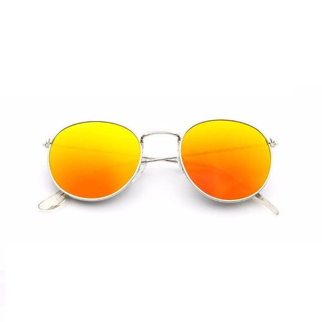 Retro Multi Color Mirror Sunglasses (Multiple Styles)