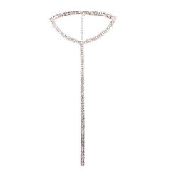 TASSEL RHINESTONE CHOKER