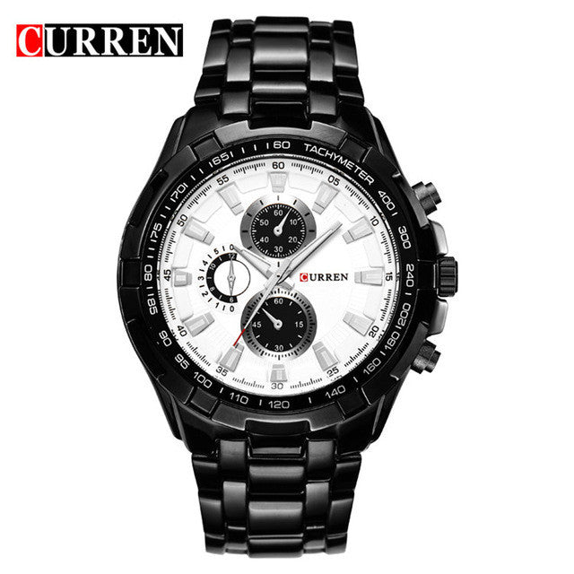 Stainless Steel Luxury Quartz Watch