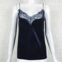 CRUSHED VELVET TOP
