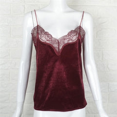 CRUSHED VELVET TOP