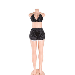 TOO SEXY FOR YOU SATIN TWO PIECE SET