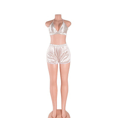 TOO SEXY FOR YOU SATIN TWO PIECE SET
