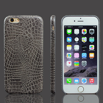 Crocodile Snake Print Leather Case for iphone 7 6 6s Plus 5