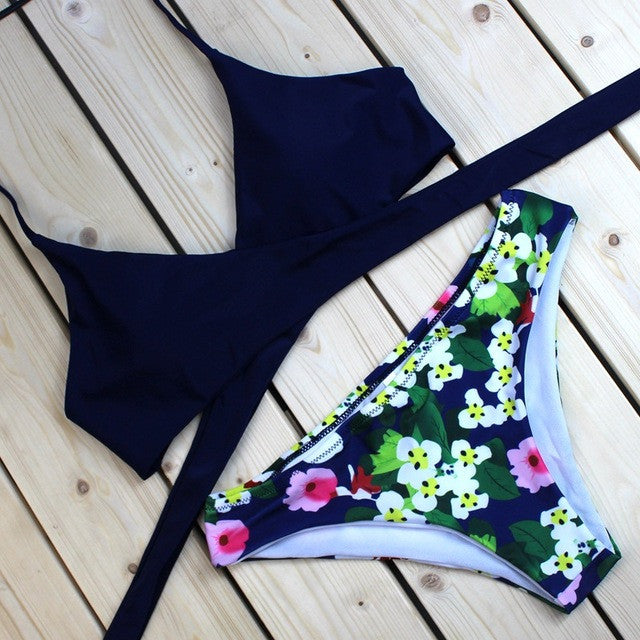 Just A Little Tropic Two Piece Bikini
