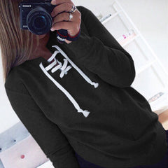 LACE-UP SWEATSHIRT