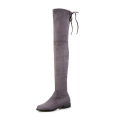 FLAT KNEE HIGH BOOTS