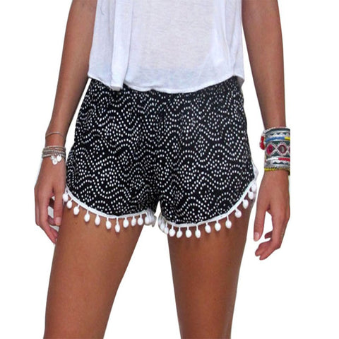 TASSEL BOHO SHORTS