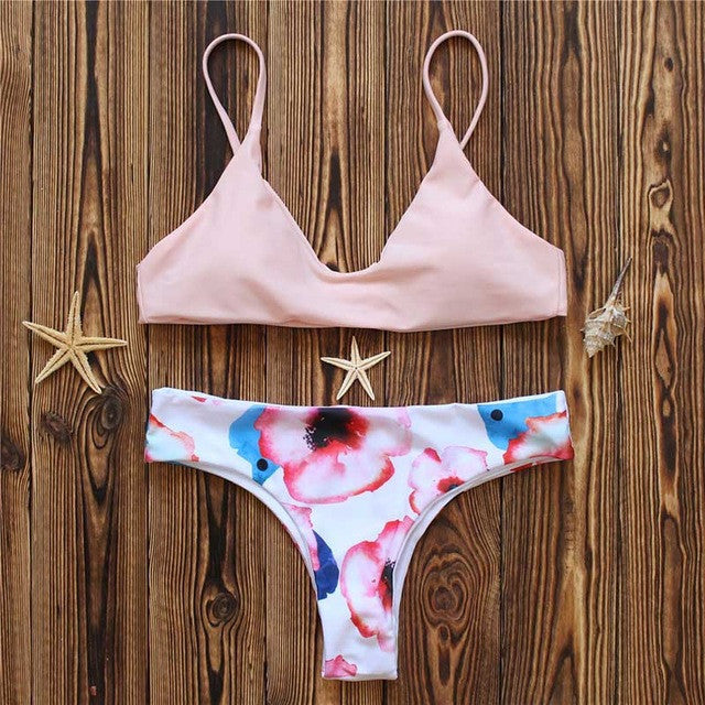 CHEEKY TWO PIECE BIKINI SET