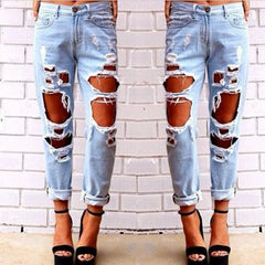 KYLIE DISTRESSED JEANS