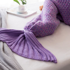 Purple Essence Colors Mermaid Blankets