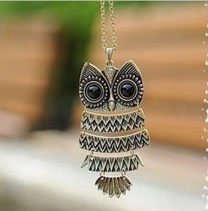 Wise Owl Pendant Necklace